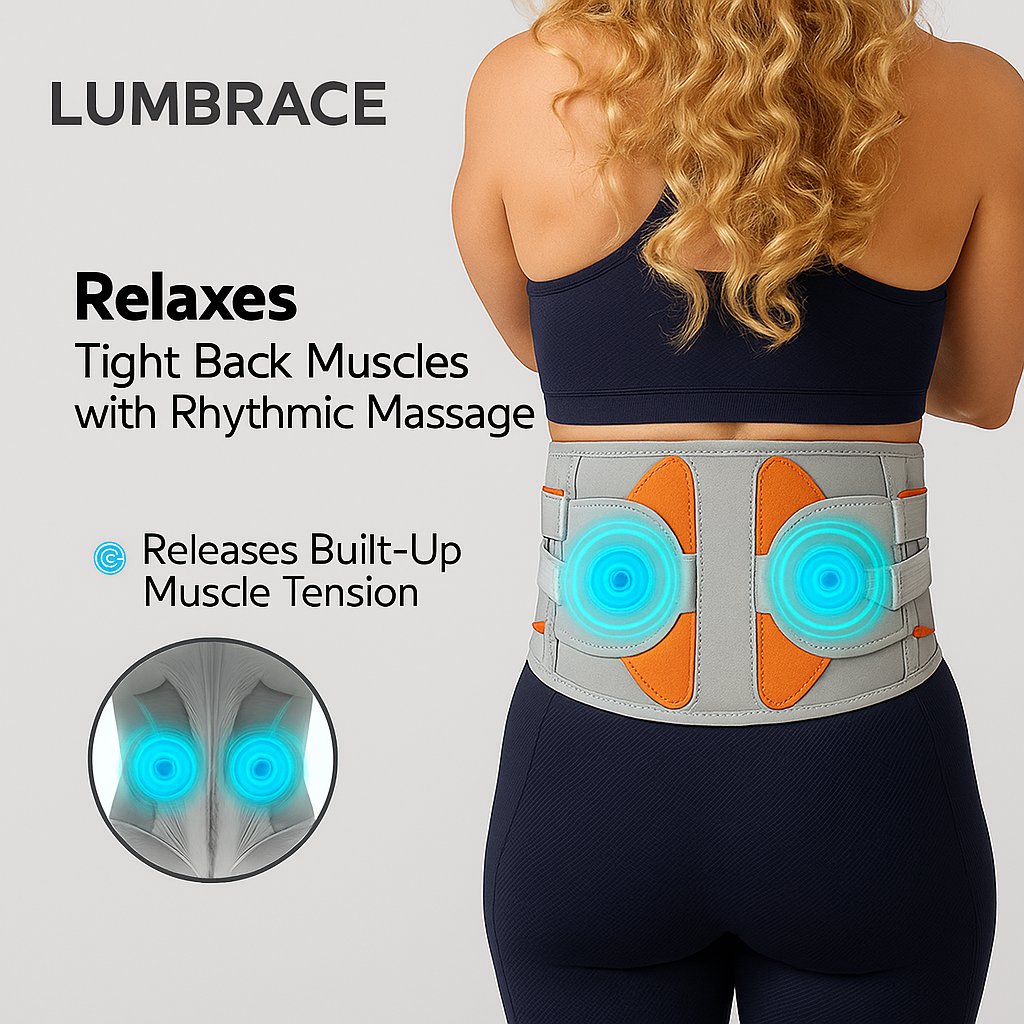 Lumbrace™ - Heated & Massage Waist Band