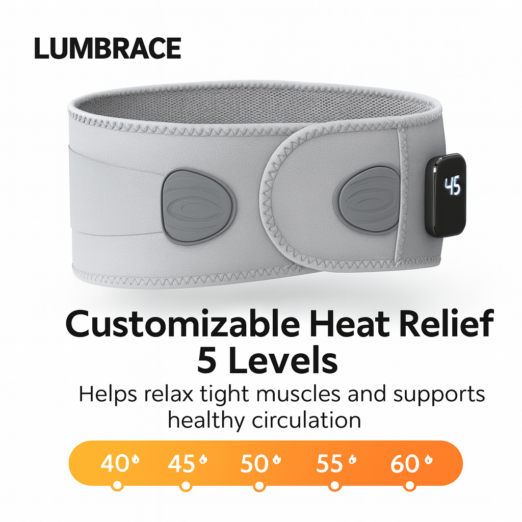 Lumbrace™ - Heated & Massage Waist Band