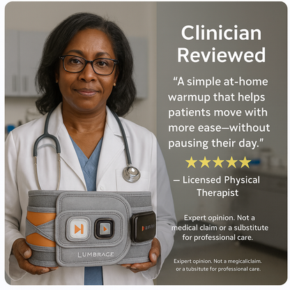 Lumbrace™ - Heated & Massage Waist Band